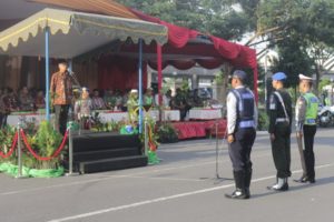 Polres Kediri Laksanakan Gelar Pasukan Operasi Ramadniya Semeru 2016 1