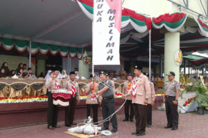 Danrem 081DSJ Pimpin Upacara Pembukaan Jambore Dan  Raimuna Peringatan Seperempat Abad Gontor Putri Ngawi. 7