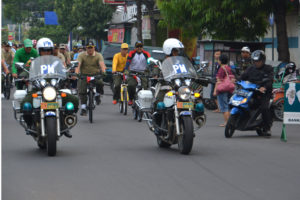 Gowes Bareng TNI, Polri dan Komponen Masyarakat (5)