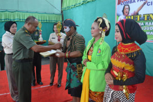 KODIM 0804 GELAR LOMBA SENI TARI DAN LOMBA BACA PUISI  DALAM RANGKA HUT TNI KE 71  7