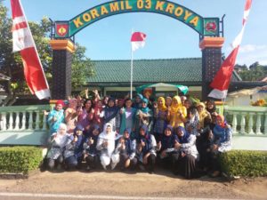 KUNKER KETUA PERSIT KCK CABANG XVIII KE RANTING 04 KORAMIL 03 KROYA 2