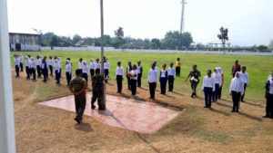 PASKIBRAKA KECAMATAN MOJOWARNO TETAP LATIHAN PASCA INSIDEN  KECELAKAAN-1