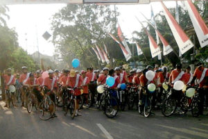 Sepeda Santai Dalam Rangka HUT INKA Ke-35 Tahun 2016 Di  Kota Madiun 3