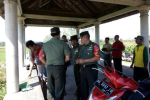 Koramil 080806 Srengat Menerima Kunjungan Kerja Tim  Sergap Mabesad